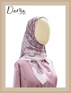 DANIA BAWAL PRINTED COTTON (PURPLE) 313