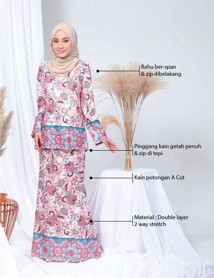 SHAFA KURUNG (PASTEL PEACH) 746 / P746 / SP746