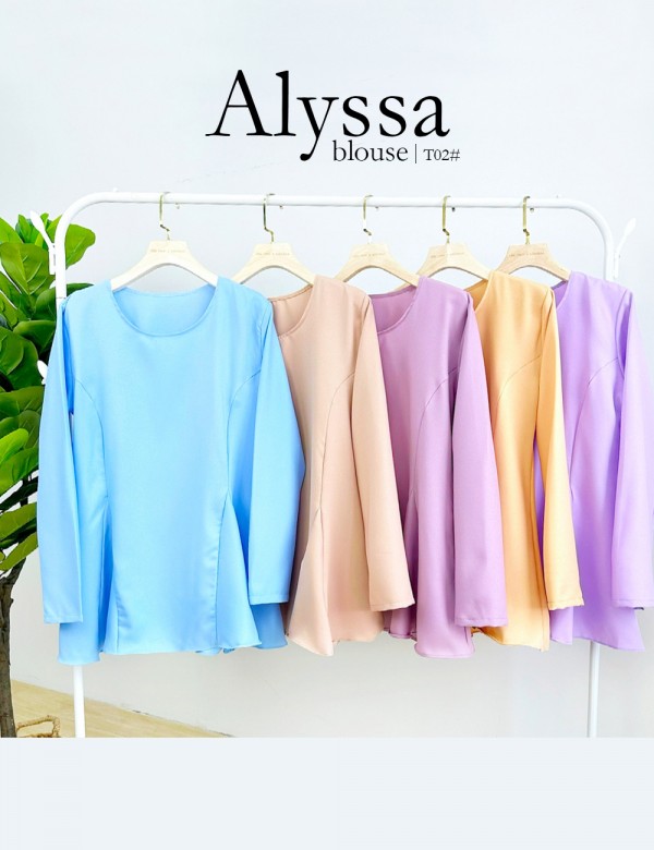 ALYSSA BLOUSE WITH POCKET (NUDE) T02