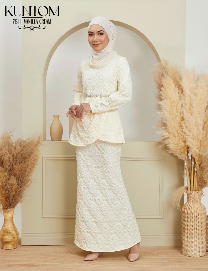 KUNTOM KURUNG (VANILLA CREAM) -781 / P781 / SP781 (NOT INCLUDE ACCESSORIES)