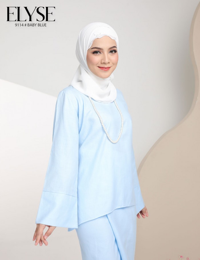 ELYSE PARIO KURUNG (BABY BLUE) 9114