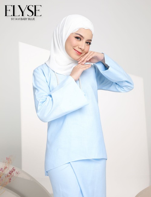 ELYSE PARIO KURUNG (BABY BLUE) 9114