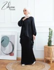 ZEHRAA KURUNG MODERN (BLACK) 9102