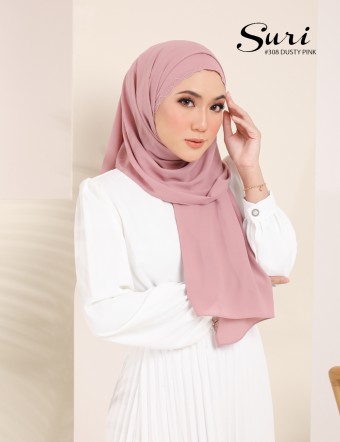 SURI EMBROIDERY SHAWL (DUSTY PINK) 308