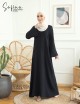 SOFINA JUBAH (BLACK) 9098#