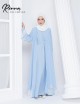 RENNA JUBAH WITH CARDIGAN (BABY BLUE) 9125