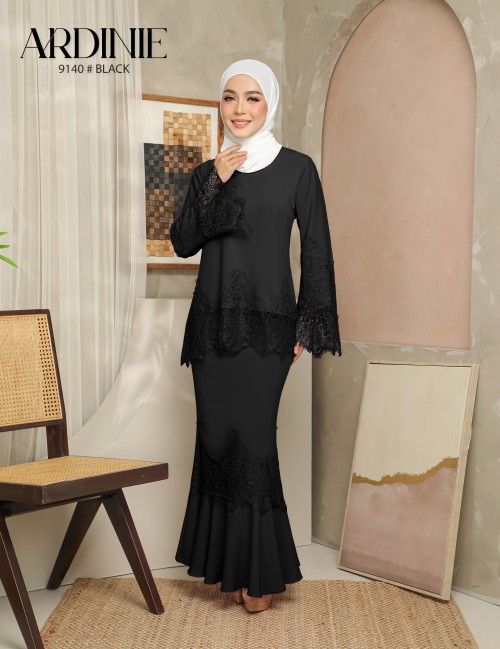 ARDINIE KURUNG MODERN (BLACK) 9140