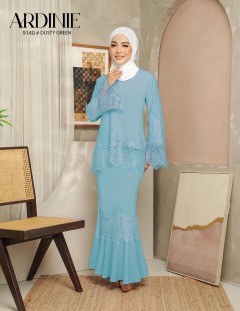 ARDINIE KURUNG MODERN (DUSTY GREEN) 9140