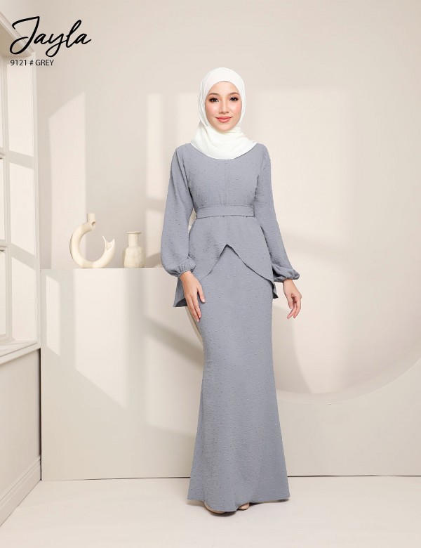 JAYLA KURUNG MODERN (GREY) 9121