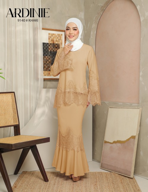 ARDINIE KURUNG MODERN (KHAKI) 9140