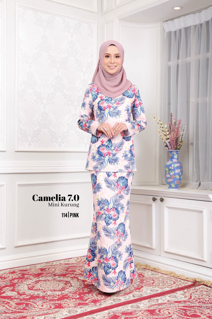 CAMELIA 7.0 MINI KURUNG (PINK) 114