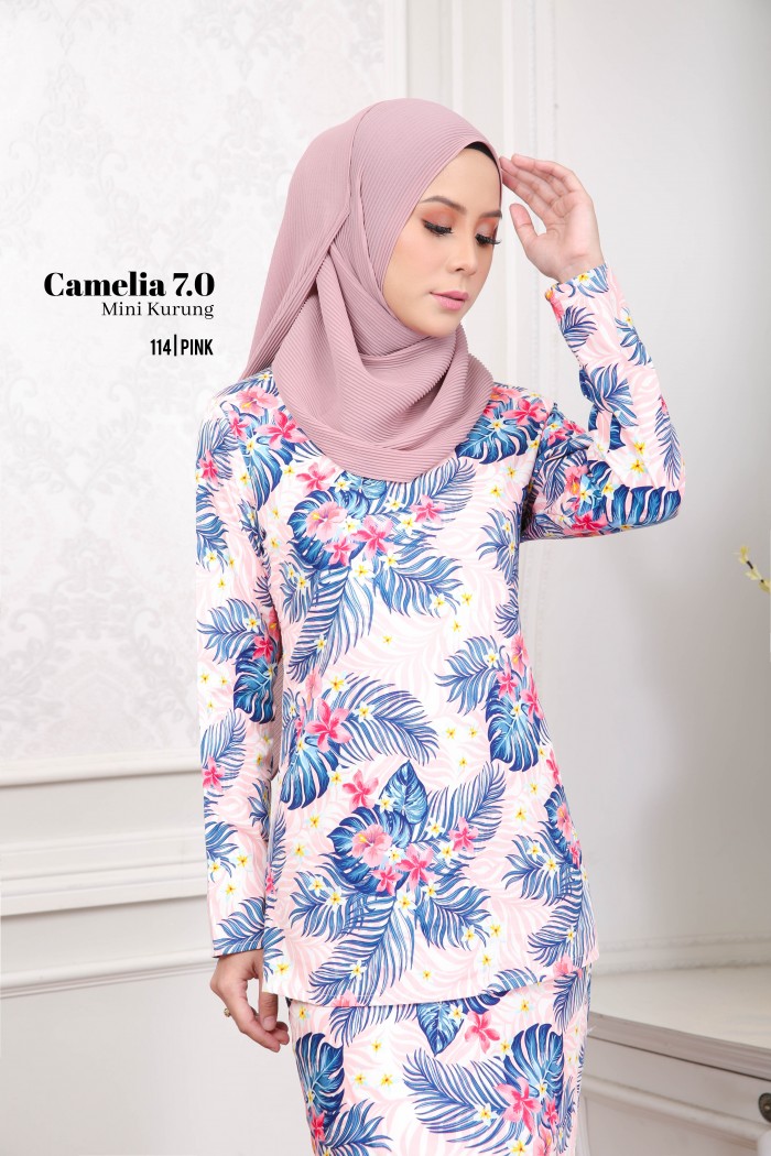 CAMELIA 7.0 MINI KURUNG (PINK) 114