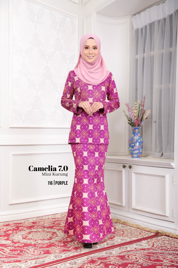 CAMELIA 7.0 MINI KURUNG (PURPLE) 116