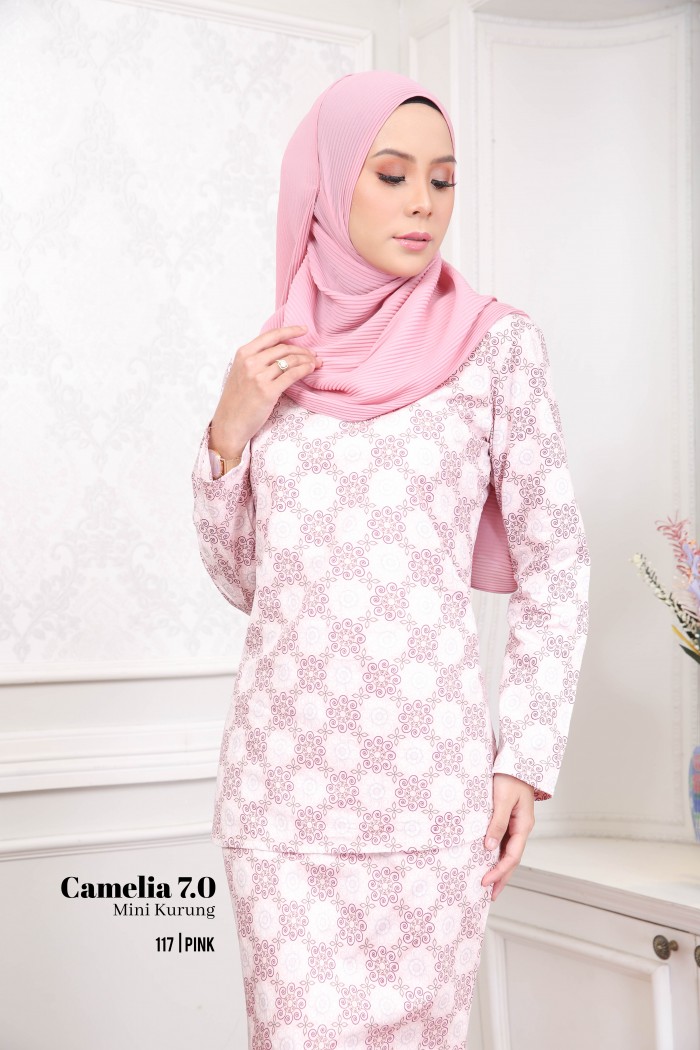 CAMELIA 7.0 MINI KURUNG (PINK) 117