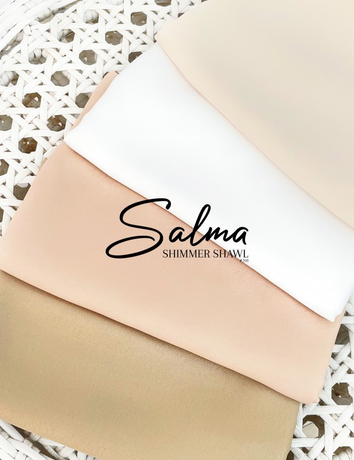 SALMA SHIMMER SHAWL (GOLD SHIMMER) 310