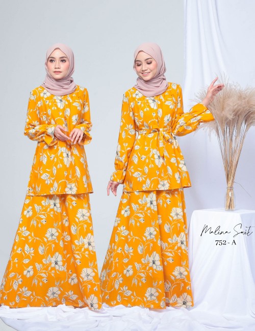 MALINA SUIT BLOUSE & SKIRT  (A) 752 / P752