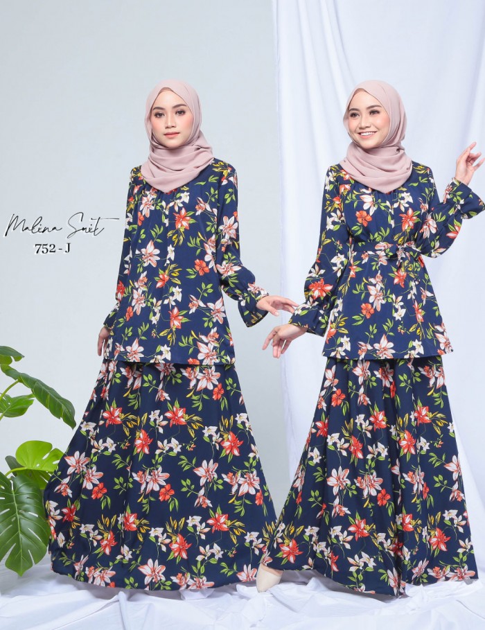 MALINA SUIT BLOUSE & SKIRT (J) 752 / P752