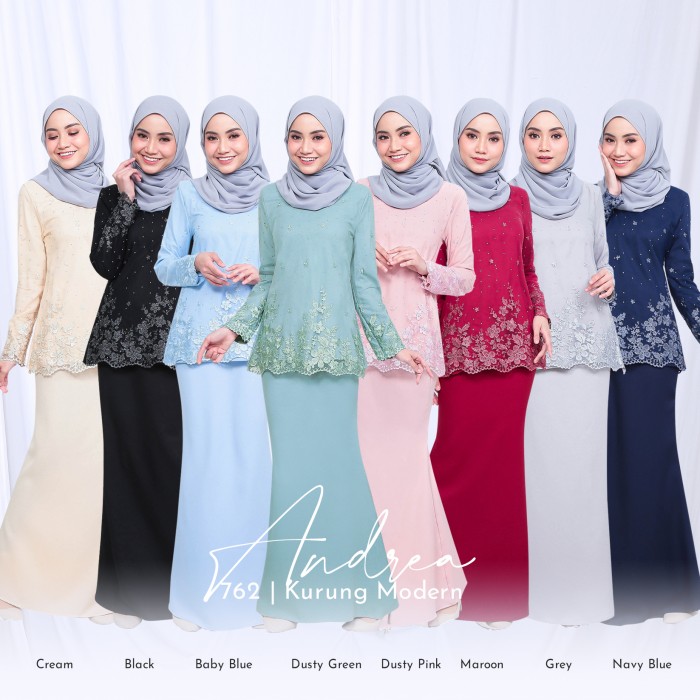 ANDREA KURUNG MODERN (DUSTY PINK) 762 / P762 / SP762