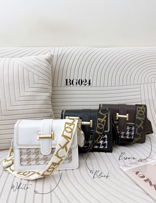 CHIC CHOC HANDBAG (WHITE) BG024