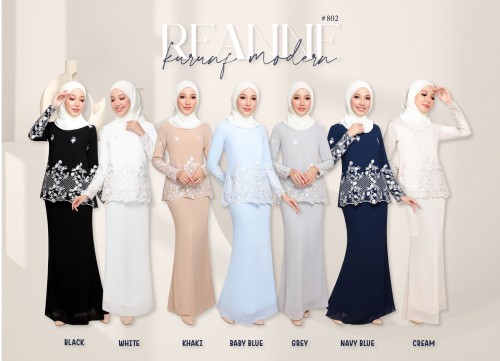 REANNE KURUNG MODERN (NAVY BLUE) 802 / P802