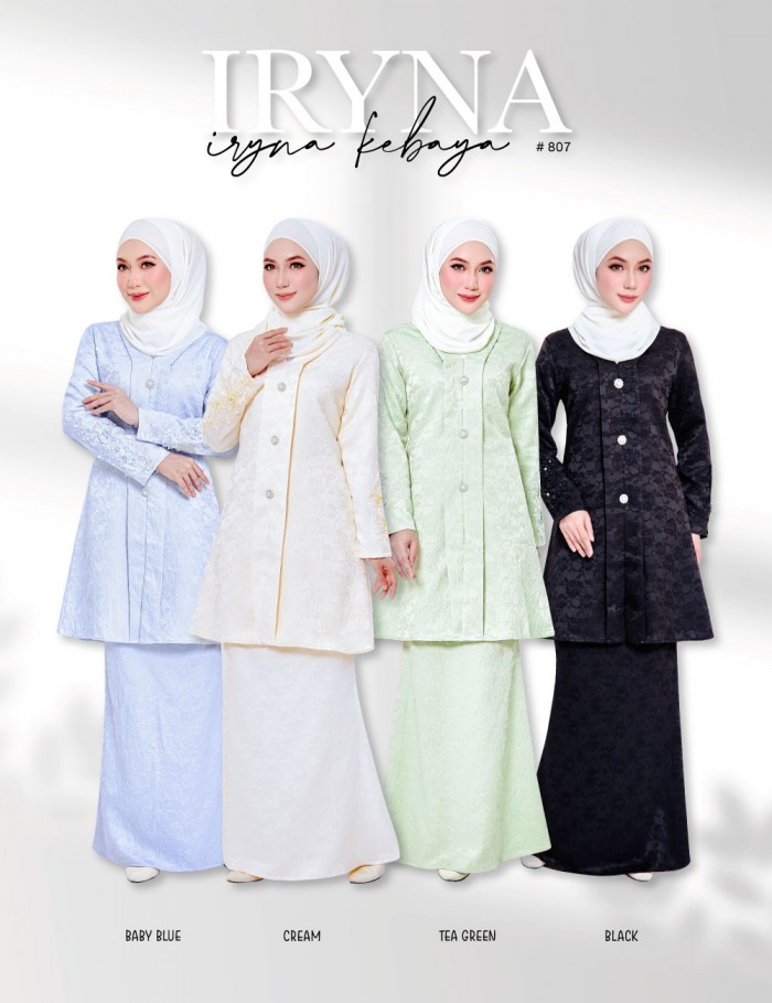 IRYNA KEBAYA MODERN (TEA GREEN) 807