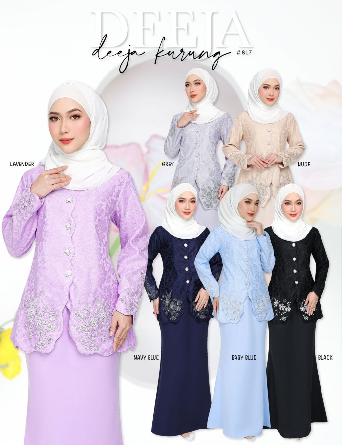 DEEJA KURUNG MODERN (BABY BLUE) 817