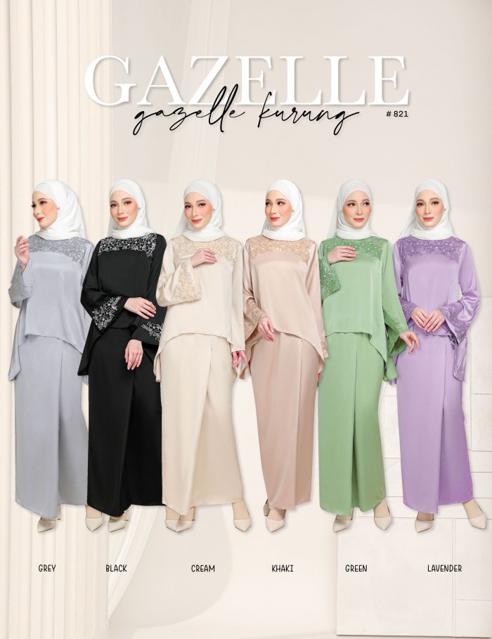 GAZELLE KURUNG MODERN (CREAM) 821