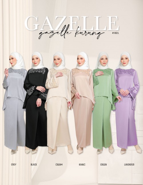 GAZELLE KURUNG MODERN (LAVENDER) 821