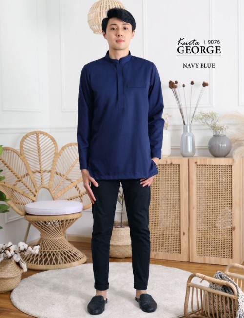 KURTA GEORGE (NAVY BLUE) 9076