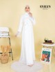 EVELYN LACE DRESS (WHITE) 9085