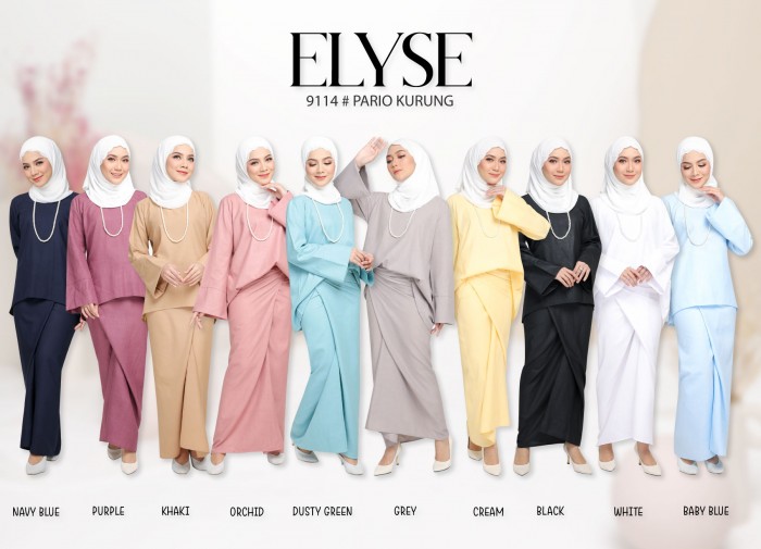 ELYSE PARIO KURUNG (KHAKI) 9114