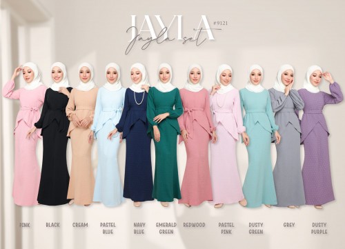 JAYLA KURUNG MODERN (CREAM) 9121