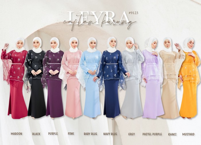 LEYRA KURUNG MODERN (MUSTARD) 9123