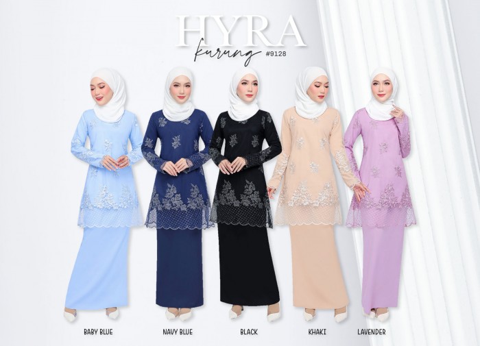 HYRA KURUNG MODERN (BABY BLUE) 9128