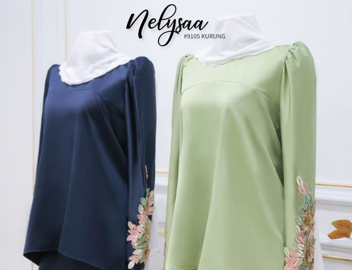 NELYSAA KURUNG (DUSTY GREEN) 9105