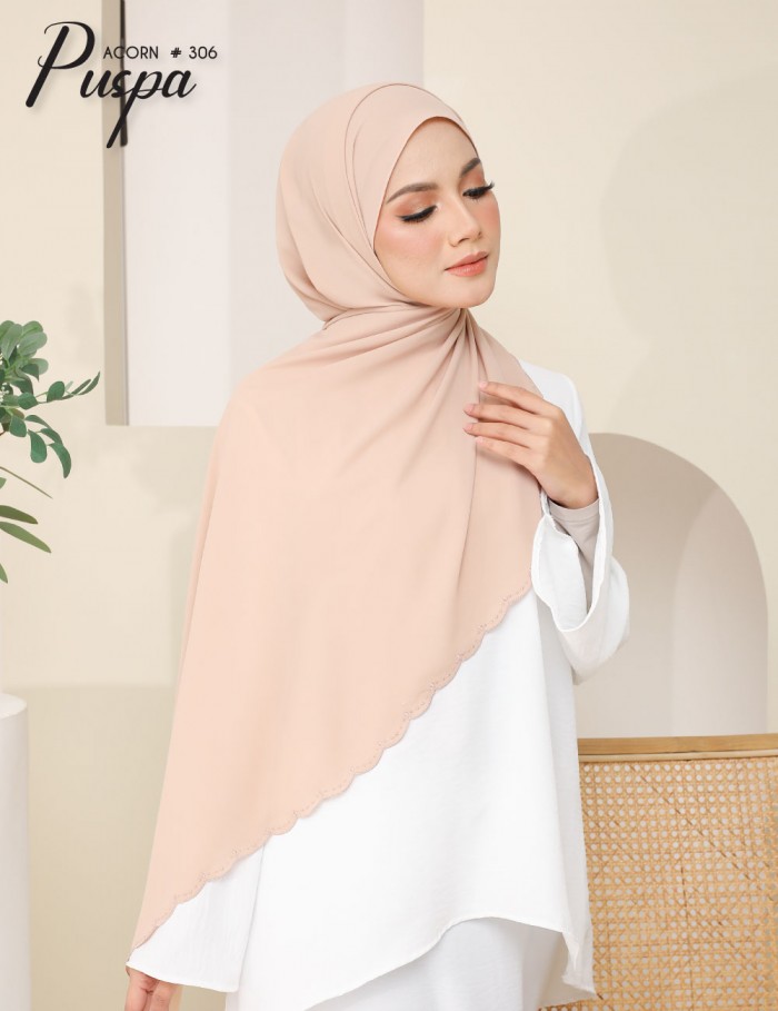 PUSPA EMBROIDERY SHAWL (ACORN) 306