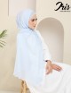 IRIS EMBROIDERY SHAWL (BABY BLUE) 303