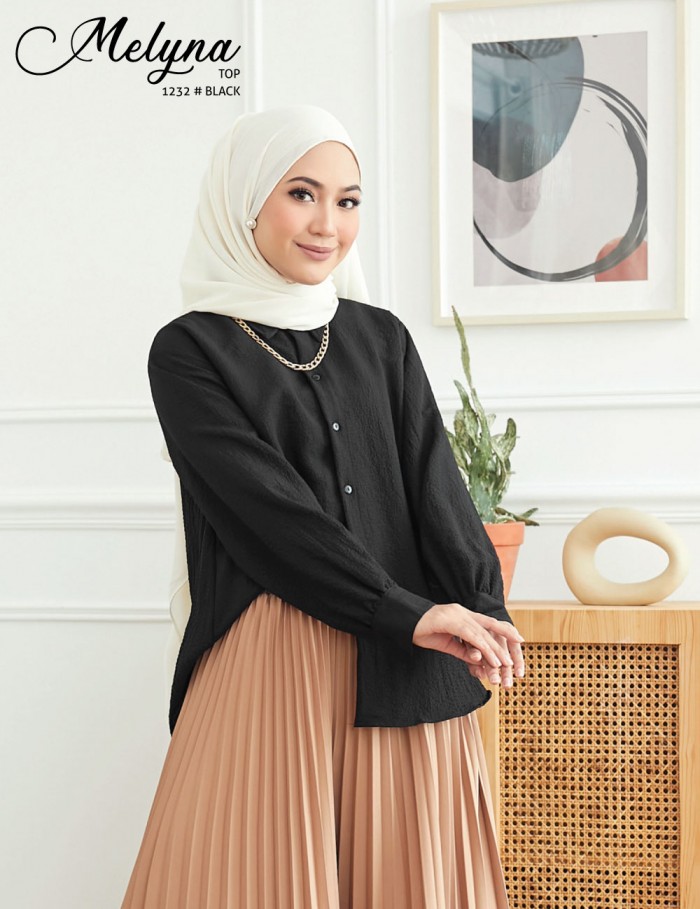 MELYNA TOP (BLACK) 1232