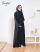 TANISHA ABAYA (BLACK) 790 / P790 / SP790 (FREE SHAWL *till stock last)