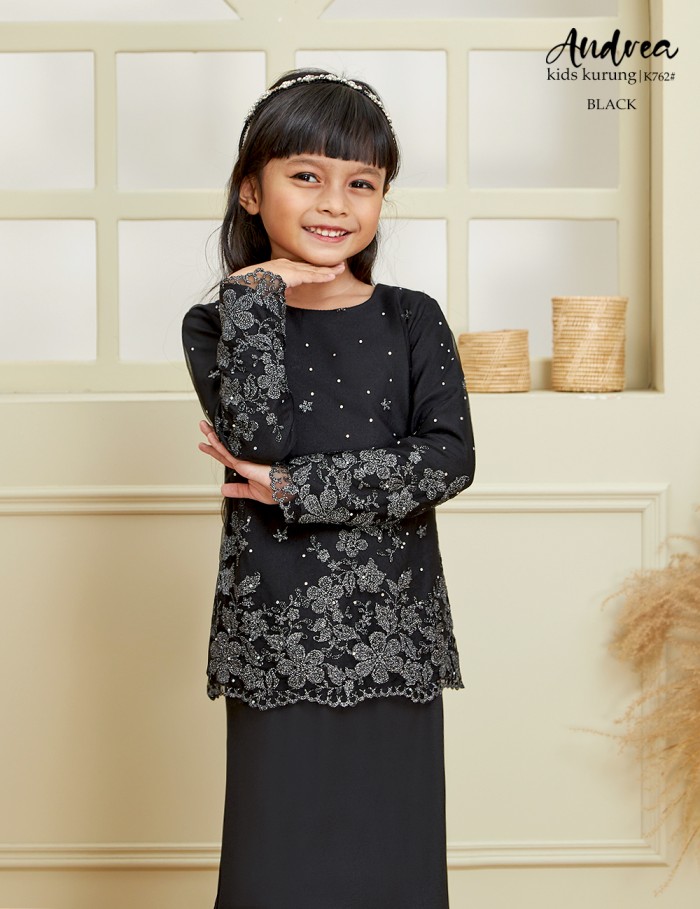 ANDREA KIDS KURUNG MODERN (BLACK) K762