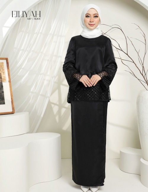 EILIYAH KURUNG MODERN (BLACK) 1267#