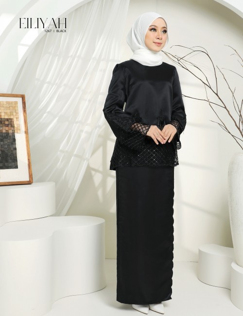 EILIYAH KURUNG MODERN (BLACK) 1267#