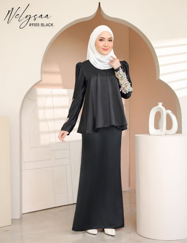 NELYSAA KURUNG (BLACK) 9105