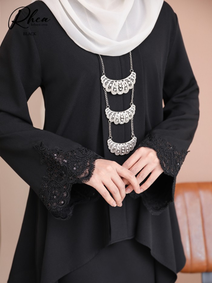 RHEA KEBAYA MODERN (BLACK) 9106 / P9106