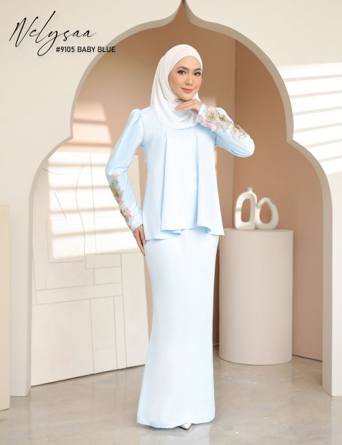 NELYSAA KURUNG (BABY BLUE) 9105