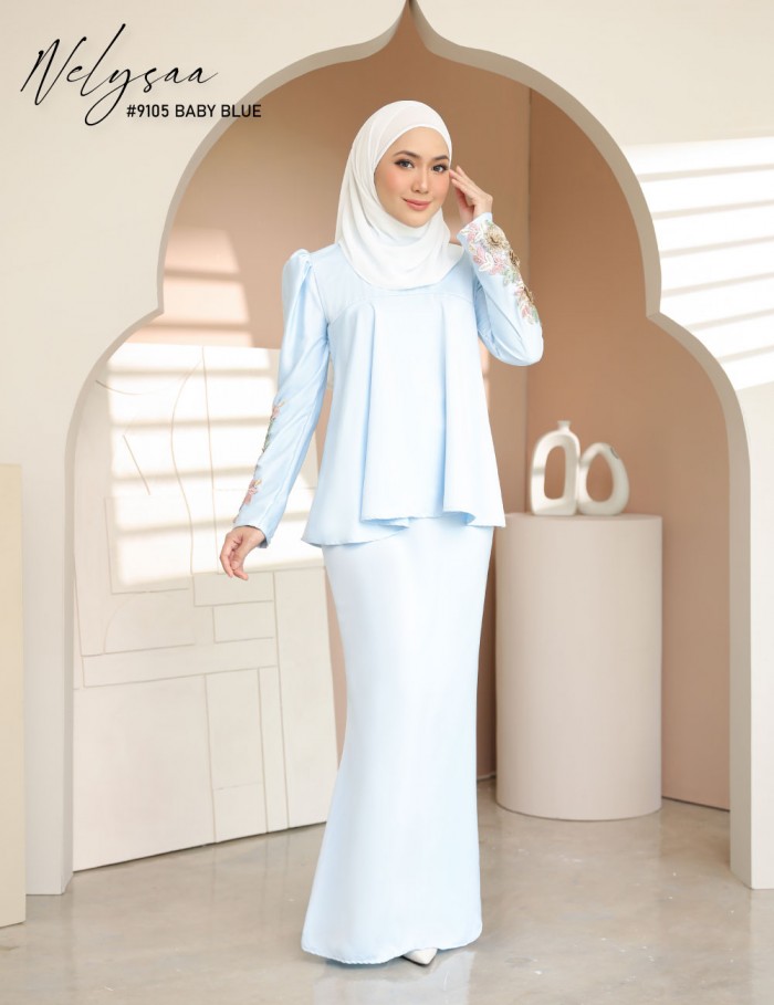 NELYSAA KURUNG (BABY BLUE) 9105