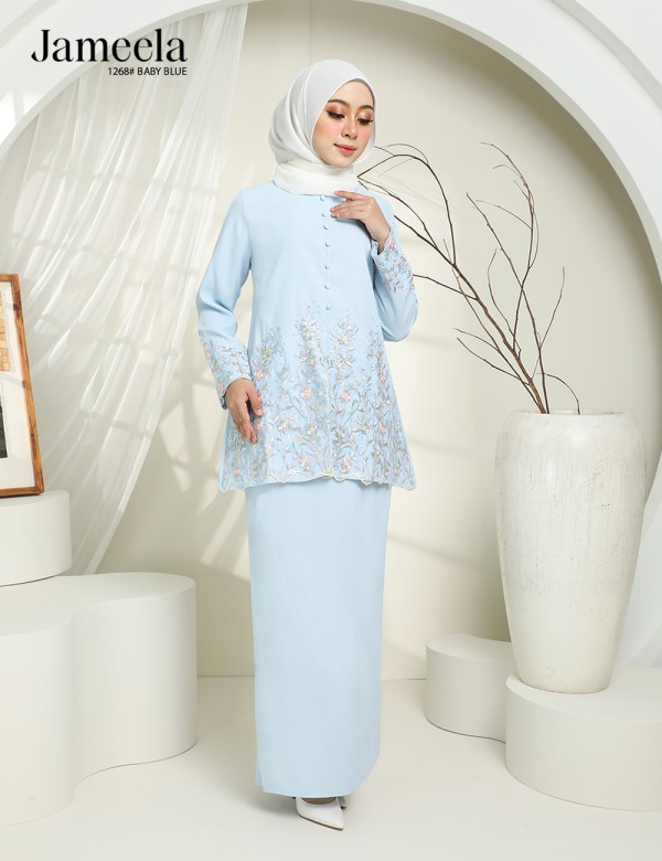 JAMEELA KURUNG MODERN (BABY BLUE) 1268