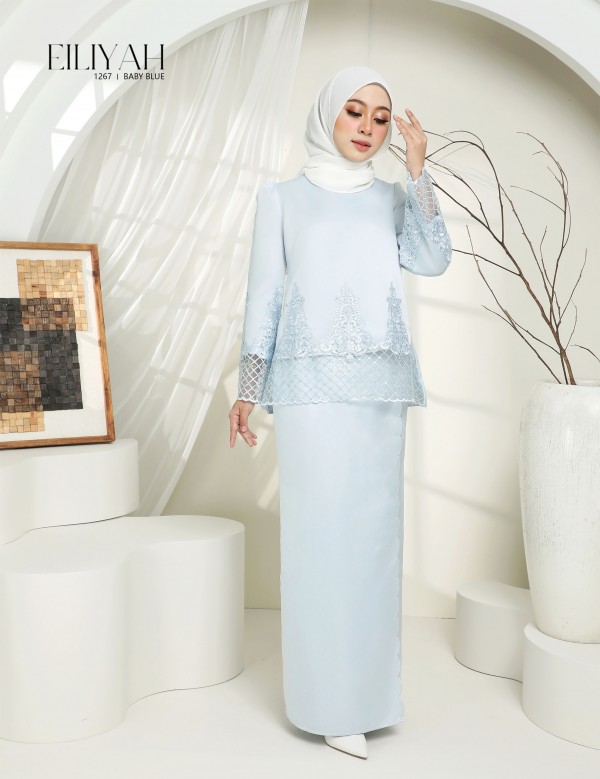 EILIYAH KURUNG MODERN (BABY BLUE) 1267#