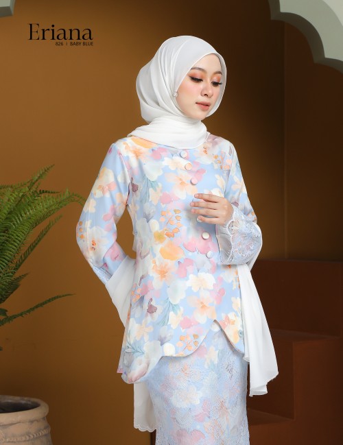 ERIANA KURUNG MODERN (BABY BLUE) 826#