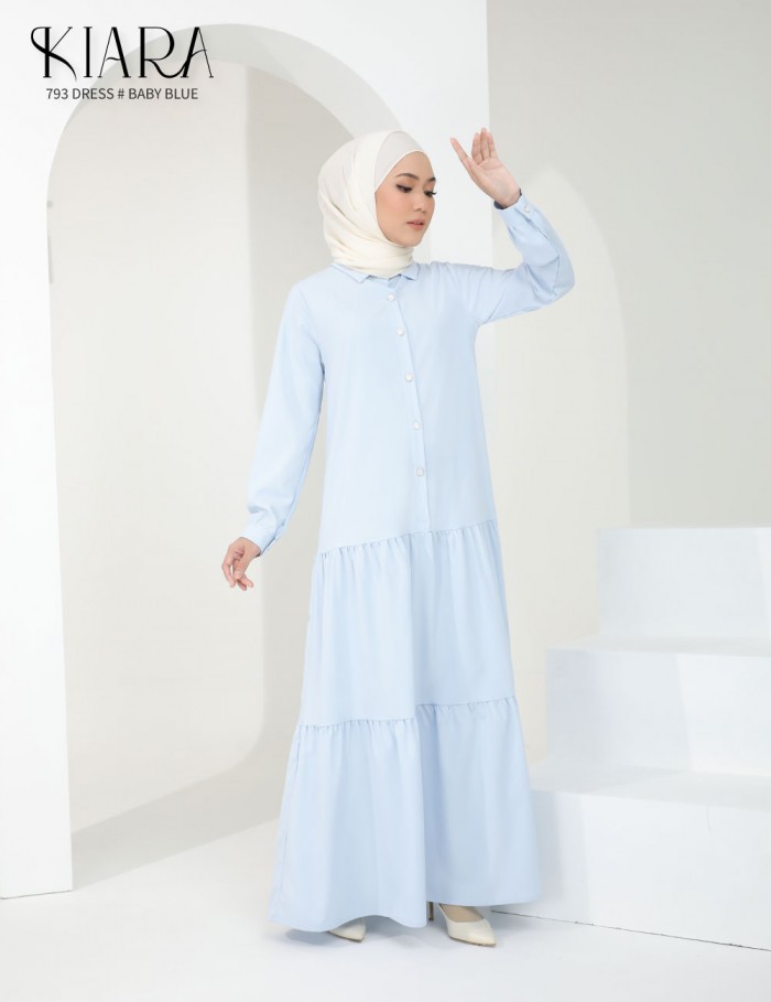 KIARA DRESS (BABY BLUE) 793 / P793